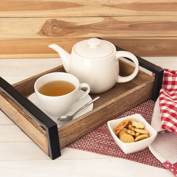 Fa szervírozó tálca 22x31 cm Mango – Orion-image-1