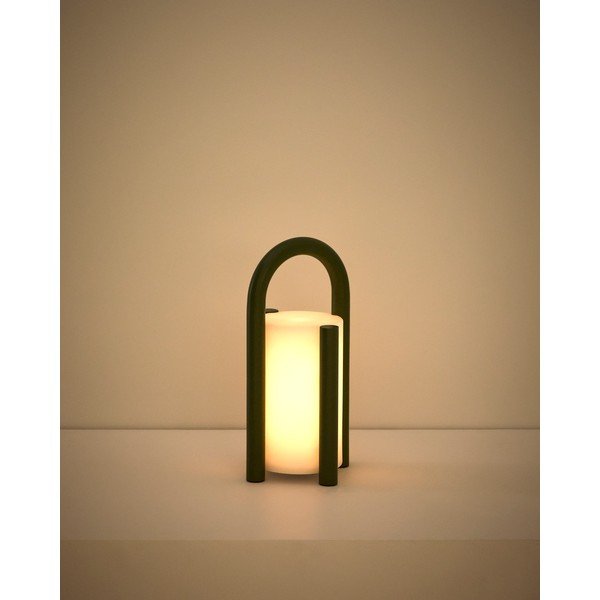 USB LED hordozható kültéri lámpa ø 14 cm Leros – Kave Home-image-1