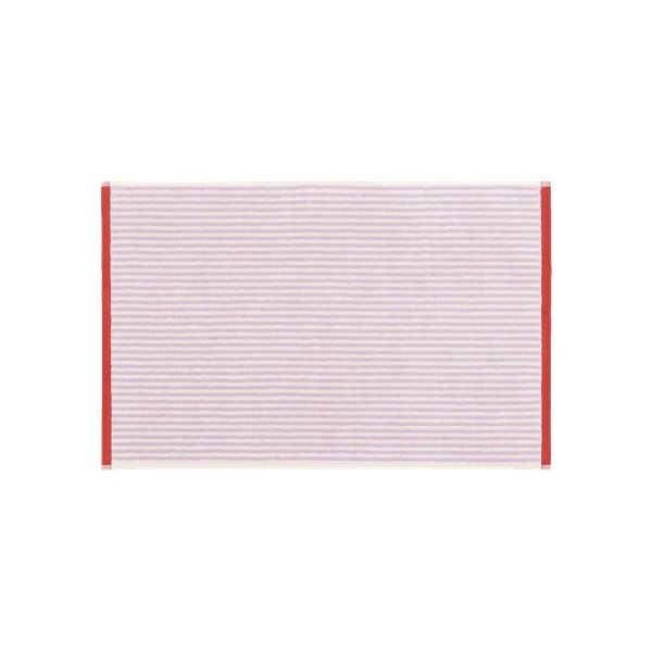 Levendula színű-krémszínű frottír pamut törölköző 50x80 cm Gobo – noo.ma-image-2