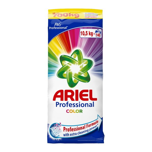 Ariel Professional Color mosópor családi kiszerelésben, 10,5 kg (140 mosás)