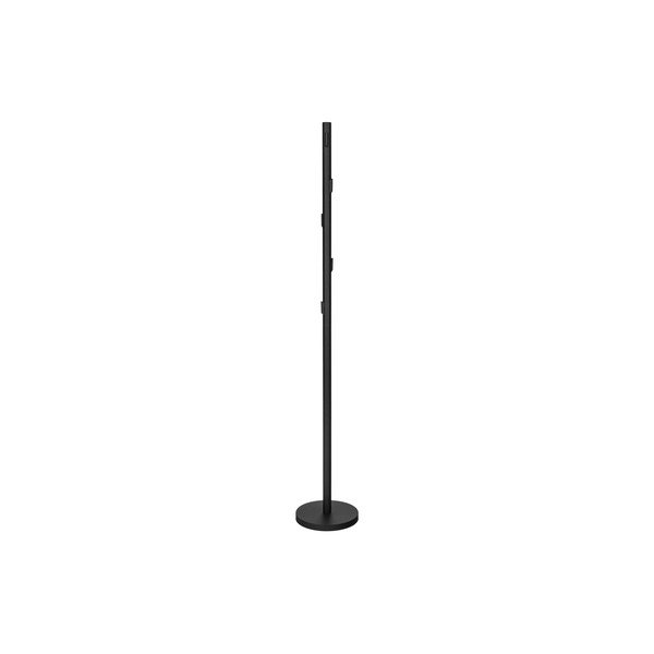 Fekete fém fogas ø 25x183 cm Yuko – noo.ma