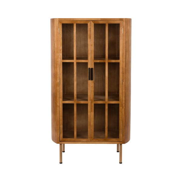 Natúr színű kaucsukfa tálalószekrény 80x140x38 cm Yaz – White Label