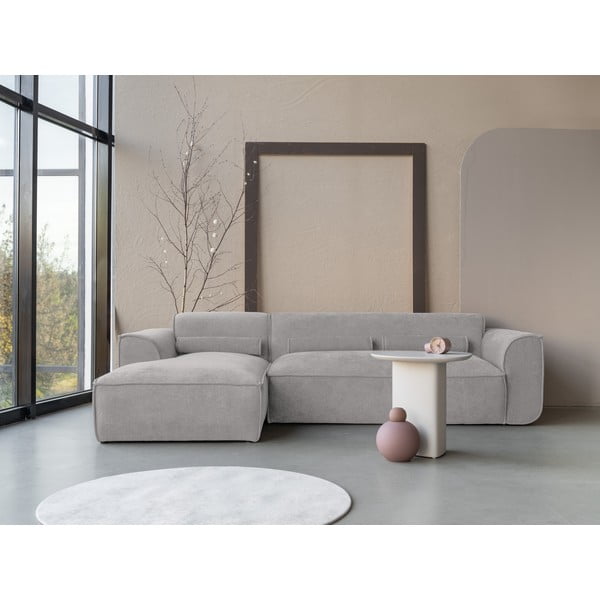 Világosszürke sarokkanapé (bal oldali) Flex Felix – Miuform-image-1
