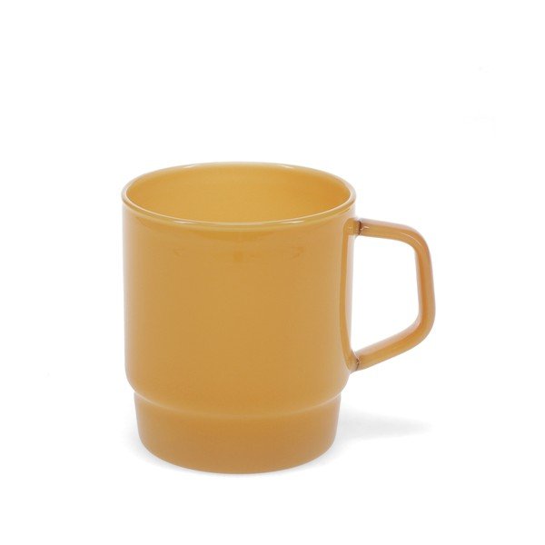 Mustársárga üveg bögre 280 ml – Rex London