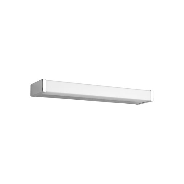 Fényes ezüstszínű LED fali lámpa (hosszúság 42 cm) Fabio – Trio