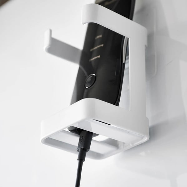 Fehér fém bőrápoló eszköz tartó Film Hook – YAMAZAKI-image-3