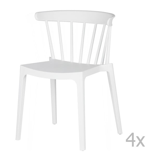 Daan fehér szék, 4 darab - De Eekhoorn