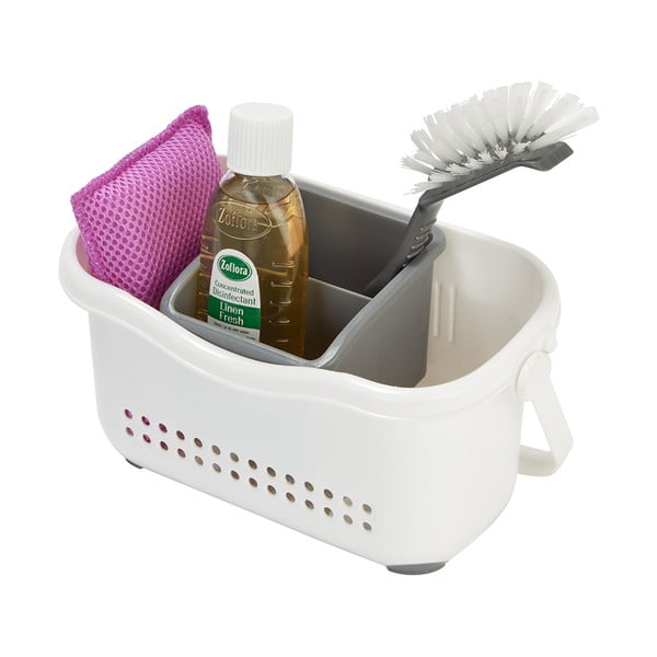 Caddy fehér-szürke mosogatóeszköz-tartó - Addis-image-1