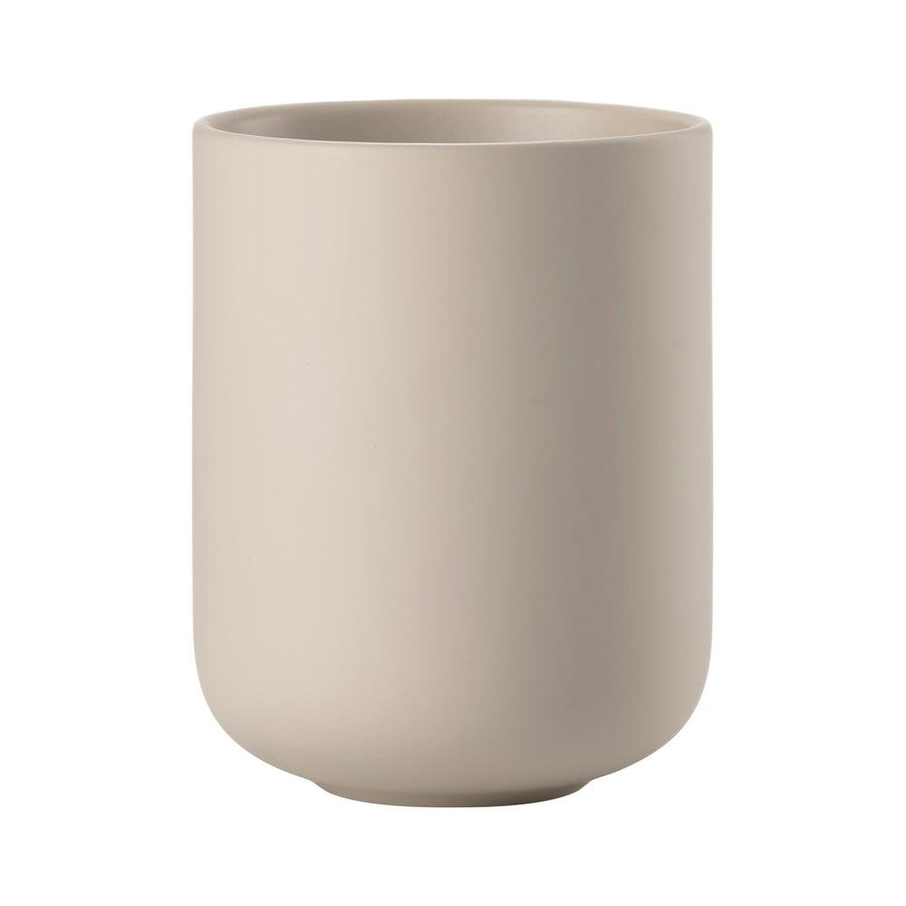 Bézs agyagkerámia fogkefetartó pohár Sensu  Zone