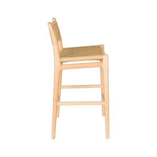 Világos natúr színű bükkfa bárszék (ülésmagasság 67,5 cm) Cecile – Dutchbone-image-3