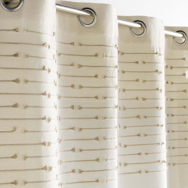 Bézs pamut függöny 140x240 cm Golden Sunset – douceur d'intérieur-image-1