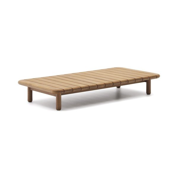 Teakfa kerti dohányzóasztal 70x140 cm Turqueta – Kave Home-image-2