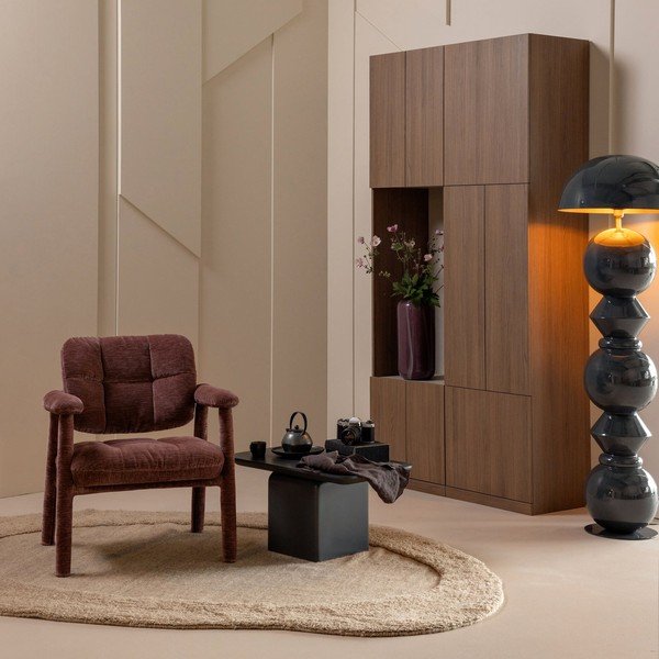 Sötét natúr színű moduláris szekrény 54x215 cm Build – WOOOD-image-2