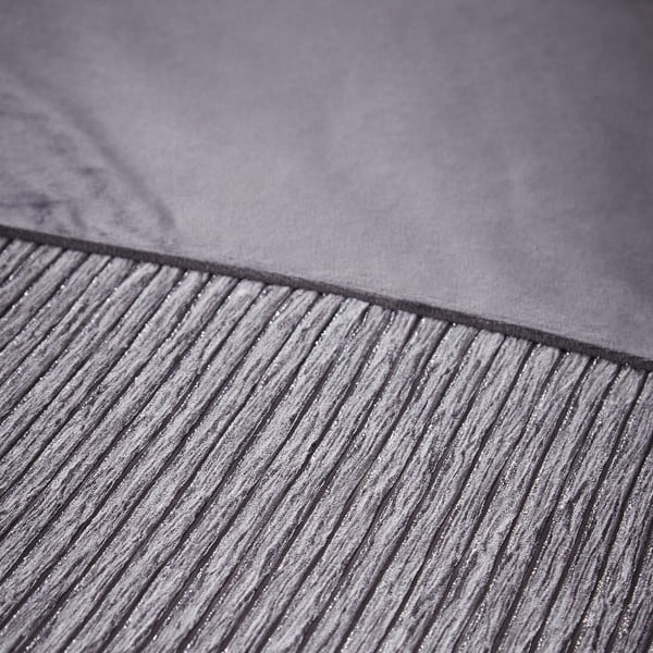 Szürke kétszemélyes ágyneműhuzat 200x200 cm Allure Sparkle – Catherine Lansfield-image-3