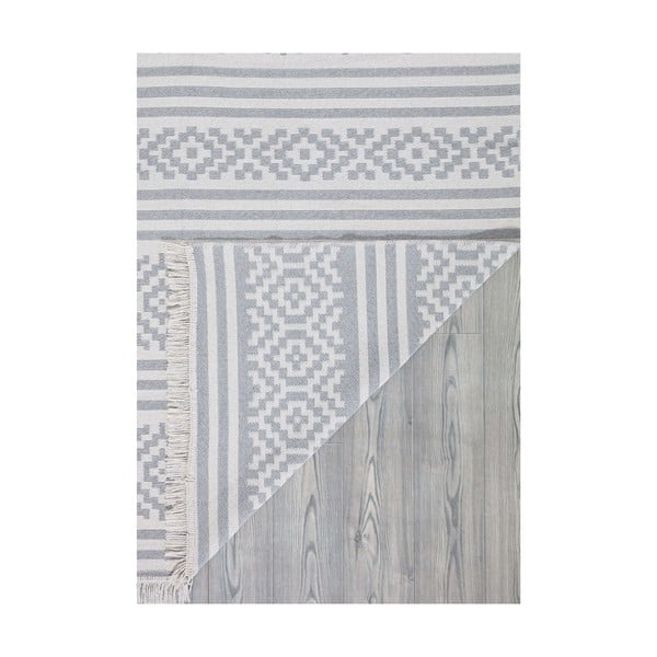 Duo szürke-fehér pamut szőnyeg, 80 x 150 cm - Oyo home-image-3