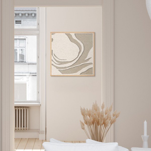 3D-s keretezett-akusztikus kép 62x62 cm Silent Whisper 1 – Malerifabrikken-image-1