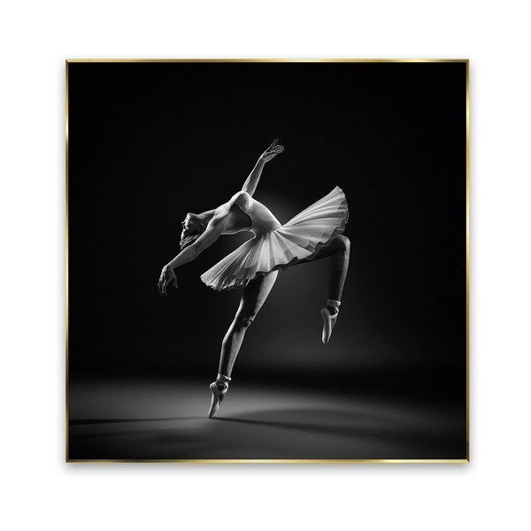 Black Ballerina kép, 71 x 71 cm - Styler