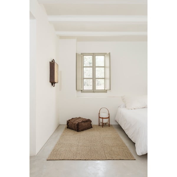 Khaki mosható-kézi szövésű gyapjú szőnyeg 140x200 cm Unexpected Wool – Lorena Canals-image-2