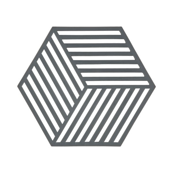 Hexagon szürke edényalátét - Zone
