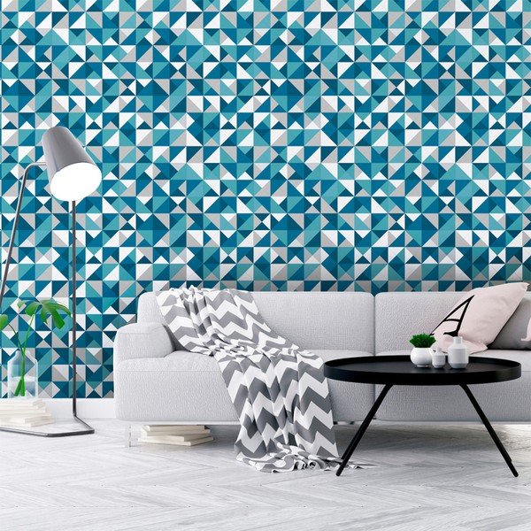 Wall Decal Scandinavian Bergen falmatrica, 40 x 40 cm - Ambiance-image-2