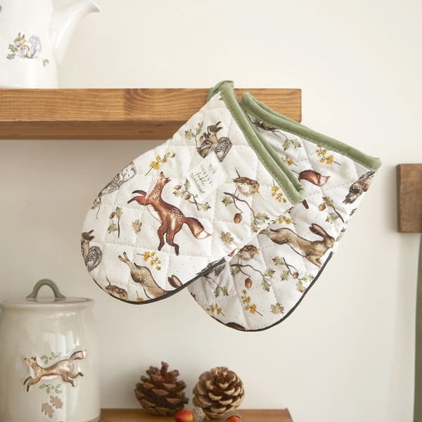 Pamut edényfogó kesztyű szett 2 db-os Forest Fable – Cooksmart ®-image-1