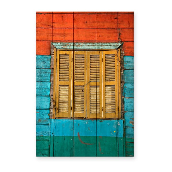 Colorful Window borovi fenyő falitábla, 40 x 60 cm - Really Nice Things
