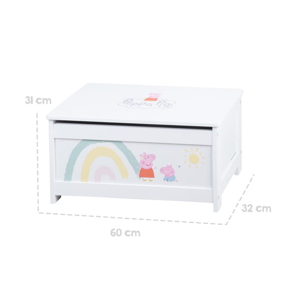 Gyerek tárolódoboz 60x32x30 cm Peppa Pig – Roba-image-1