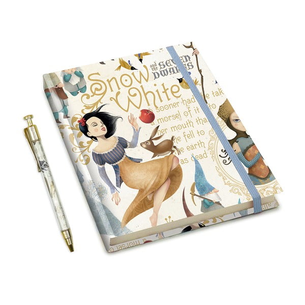 Jegyzetfüzet golyóstollal 192 oldal Snow White – Kartos