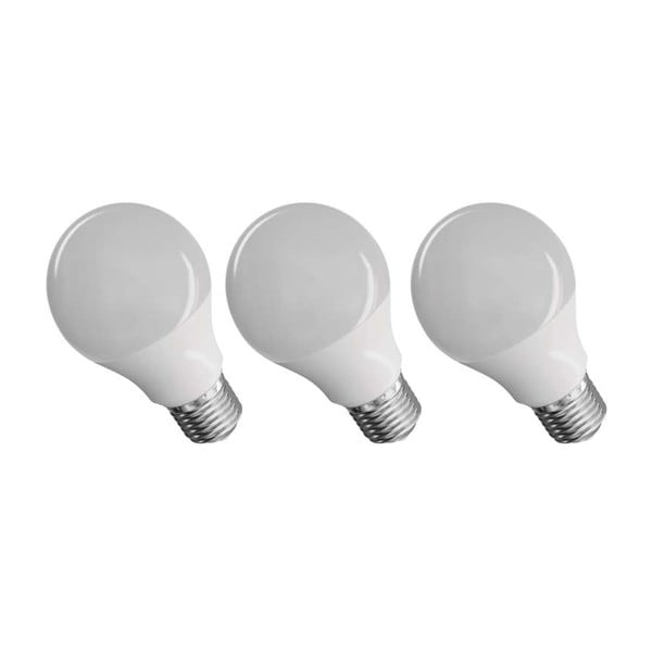 Classic Warm White 3 db LED izzó, A60, WW, 8,5W E27 - EMOS-image-2
