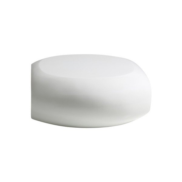 Eliptical Coffee Table fehér dohányzóasztal - Actona-image-4