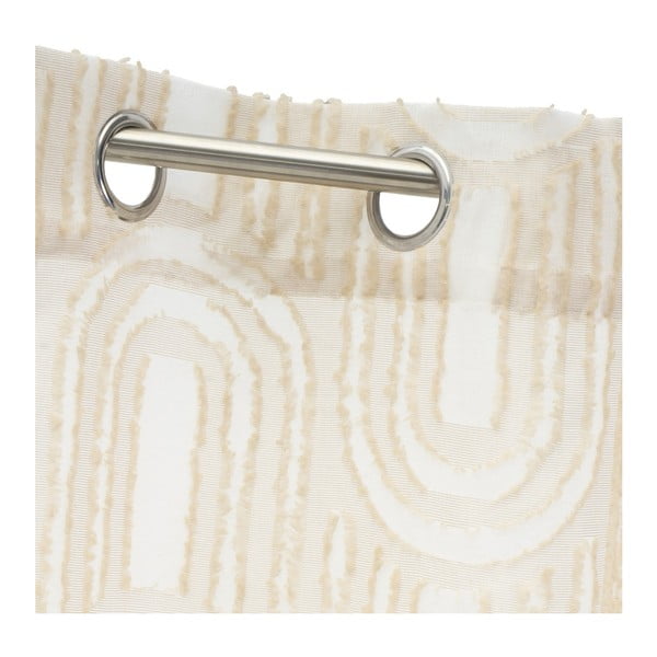 Bézs fényáteresztő függöny 140x260 cm Relief Arch – Casa Selección-image-4