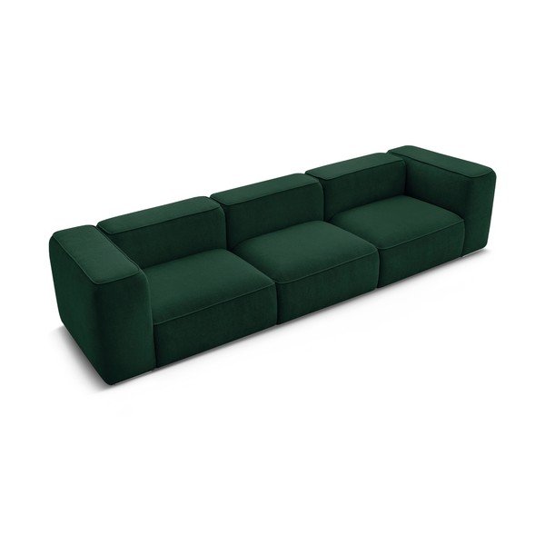 Sötétzöld kanapé 345 cm Zephyr – Bobochic Paris-image-4