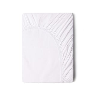 Fehér pamut gumis lepedő, 180 x 200 cm - Good Morning
