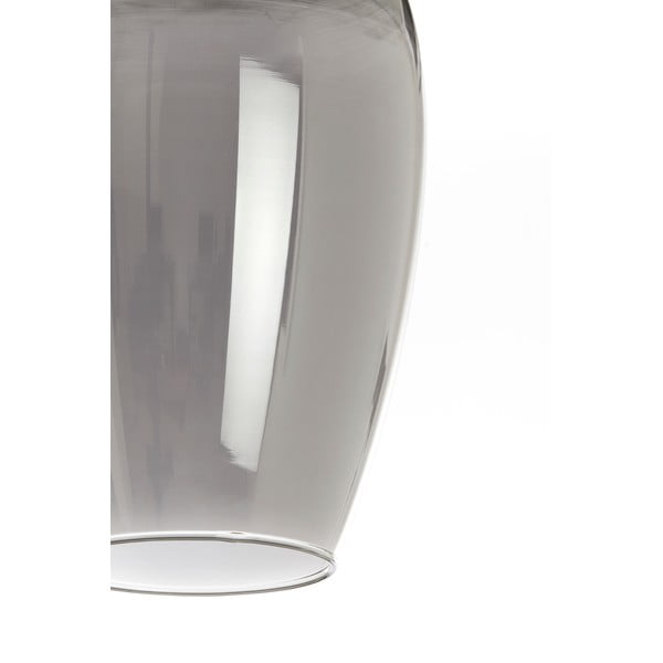 Sötétszürke-bronzszínű függőlámpa üveg búrával ø 35 cm Lukaro – Light & Living-image-3