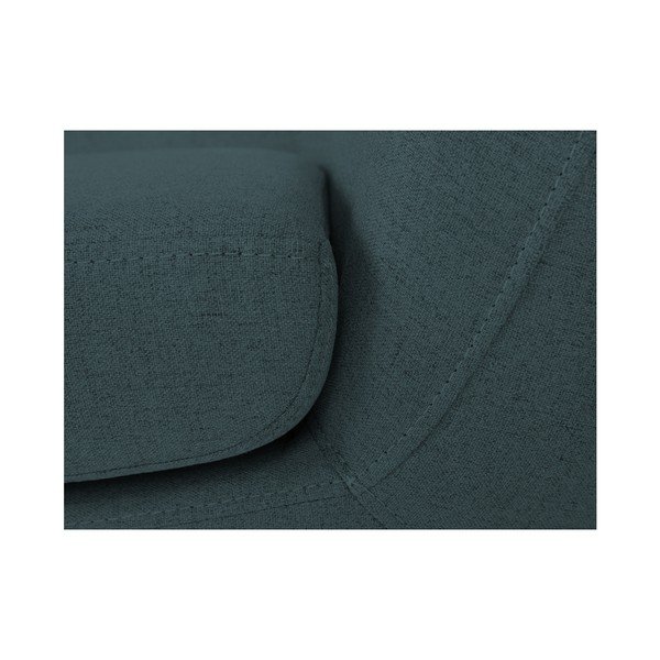 Piemont sötétkék kanapé barna lábakkal, 188 cm - Mazzini Sofas-image-4