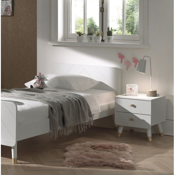 Billy fehér gyerek borovi fenyő éjjeliszekrény - Vipack-image-1