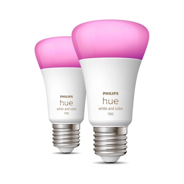 LED okos izzó szett 2 db-os E27, 11 W White and color ambiance – Philips Hue-image-1