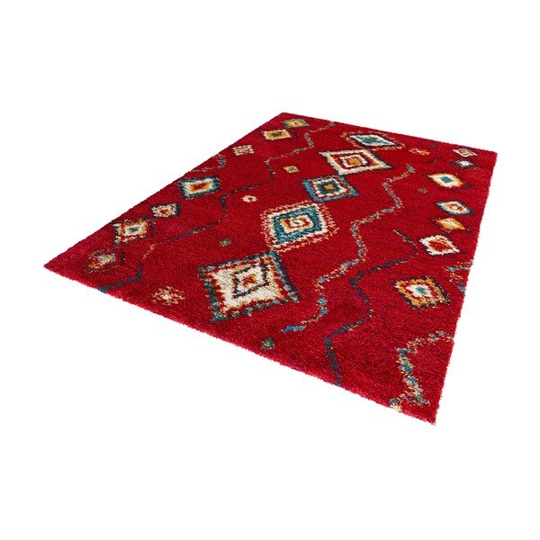 Geometric piros szőnyeg, 200 x 290 cm - Mint Rugs-image-2