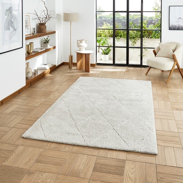 Világosszürke szőnyeg 160x230 cm Ideal Shaggy – Think Rugs-image-1