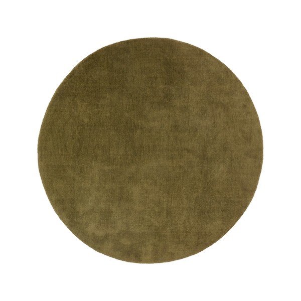 Zöld kerek szőnyeg ø 200 cm Empuries – Kave Home