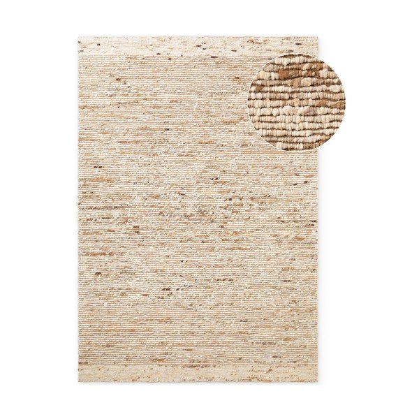 Bézs kézi szövésű gyapjú szőnyeg 200x290 cm Bexley Woolwich – Ted Baker