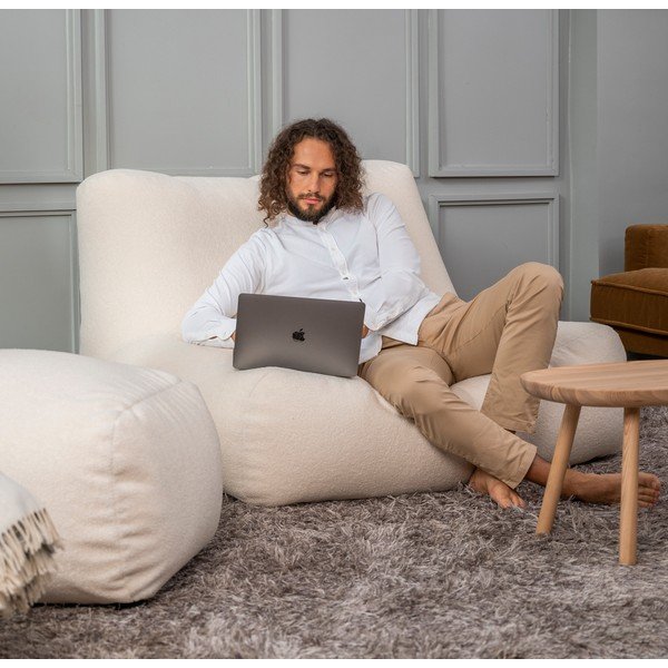 Barna babzsákfotel Sofa Tube – SLOWDOWN-image-2