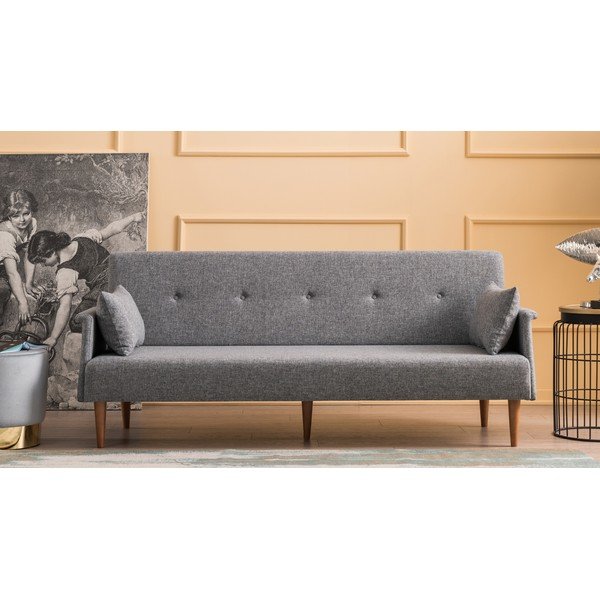 Julia szürke kinyitható kanapé - Balcab Home-image-1