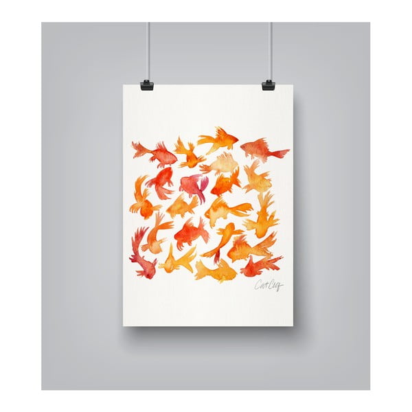 Goldfish by Cat Coquillette 30 x 42 cm-es plakát