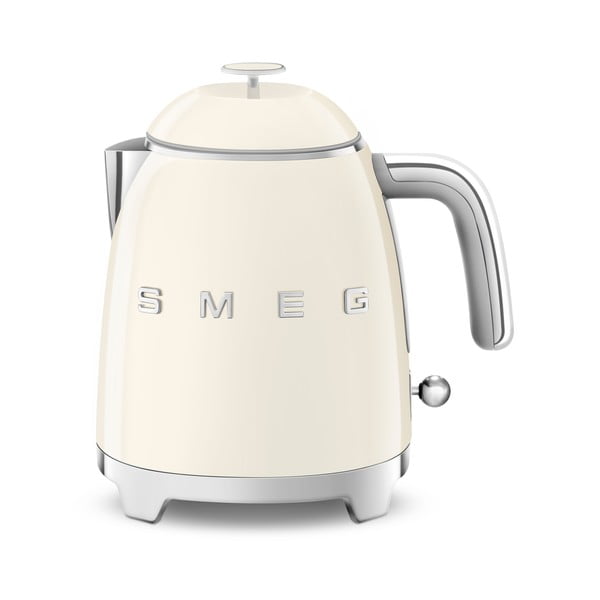 Krémszínű rozsdamentes acél vízforraló 800 ml Retro Style – SMEG