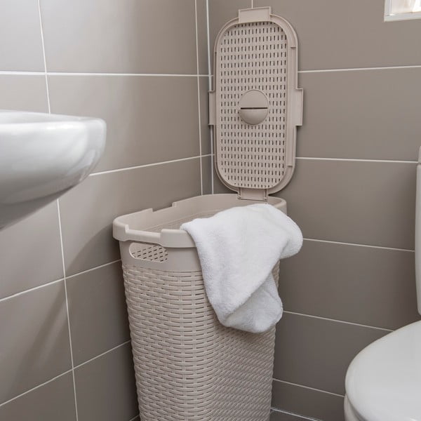 Calico bézs szennyestartó, 40 l - Addis-image-2