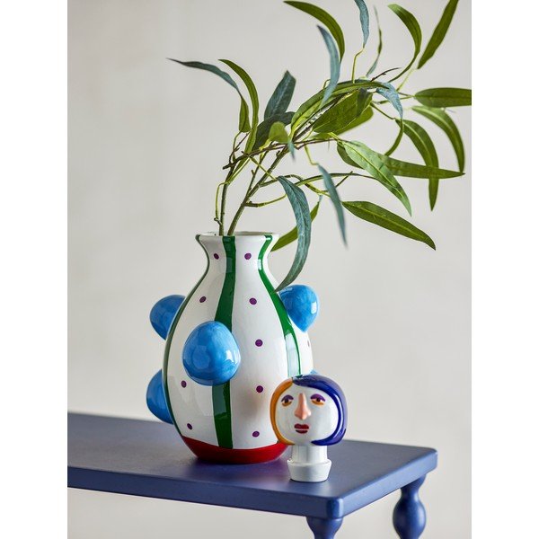 Dolomit kézzel festett váza (magasság 33 cm) Conneli – Bloomingville-image-1