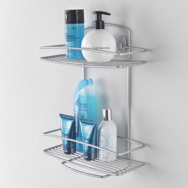 Onda kétszintes fali polc, 26 x 35 cm - Metaltex-image-1