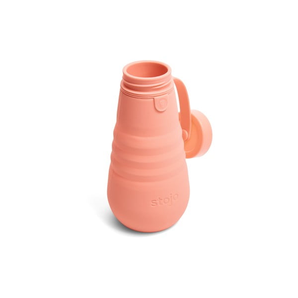 Bottle Apricot narancssárga összecsukható palack, 590 ml - Stojo-image-3