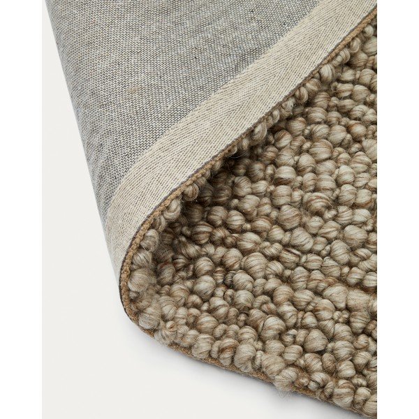 Bézs gyapjú szőnyeg 200x300 cm Lubrin – Kave Home-image-4